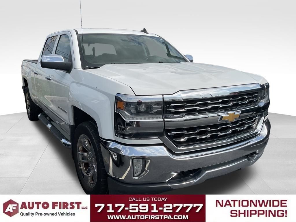 Summit White 2017 Chevrolet Silverado 1500 Pickup Truck Four-Wheel Drive Automatic