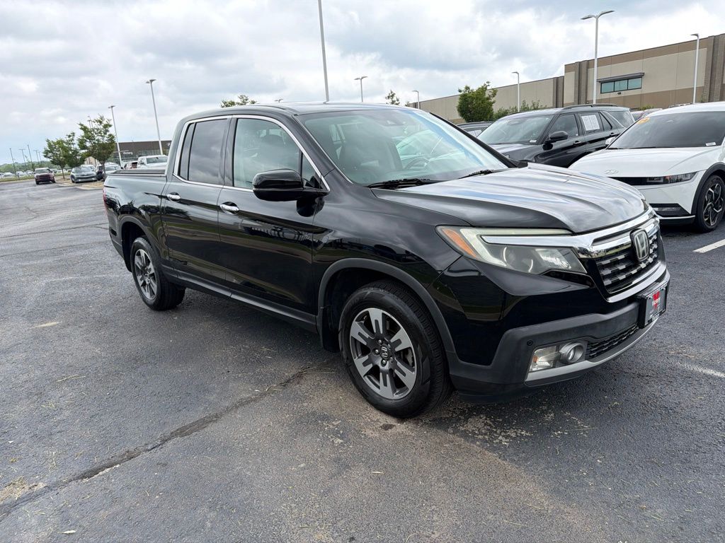 Black 2018 Honda Ridgeline Pickup Truck All-Wheel Drive 6-Speed Automatic