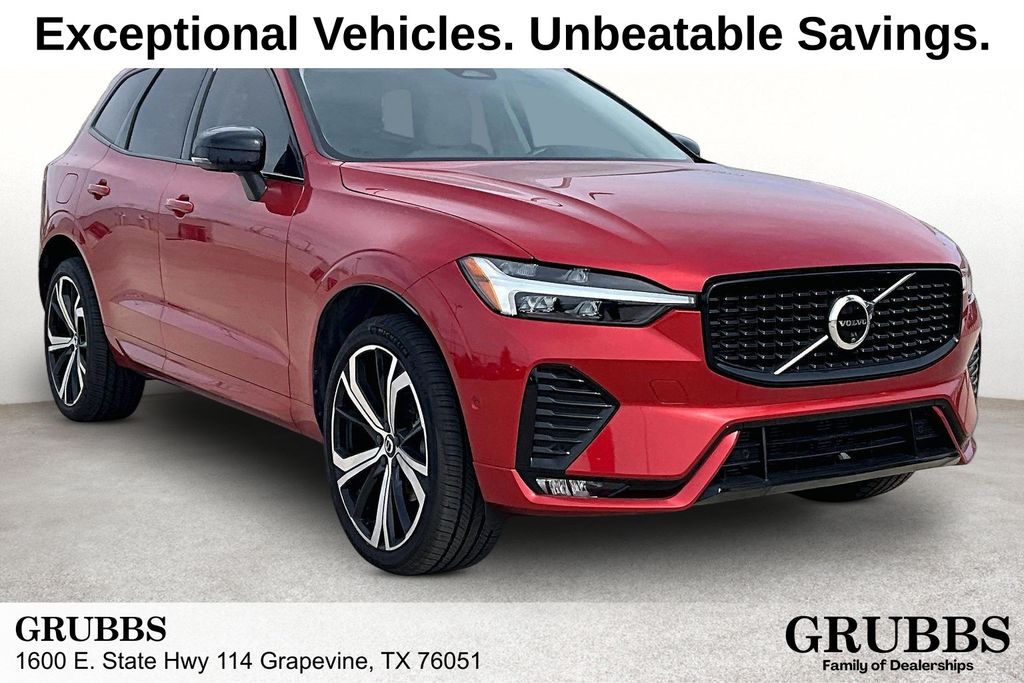 Fusion Red Metallic 2024 Volvo XC60 B5 Ultimate Dark Theme AWD SUV / Crossover All-Wheel Drive Automatic