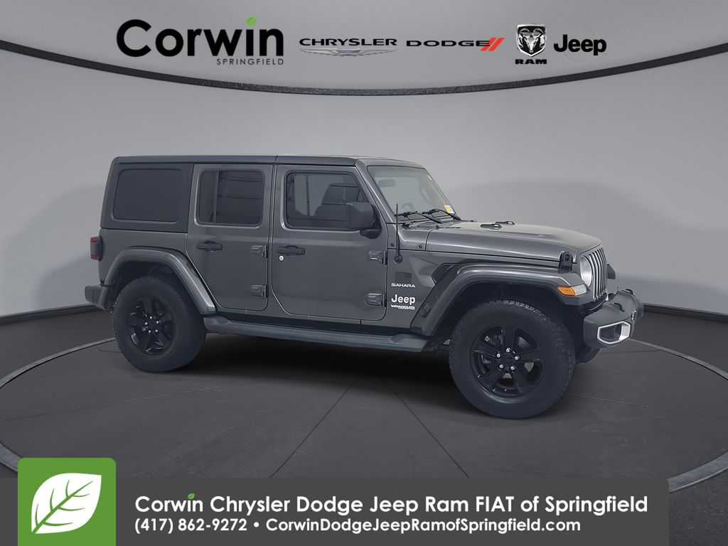 Gray (Granite Crystal Metallic Clearcoat) 2018 Jeep Wrangler Unlimited Sahara 4WD SUV / Crossover Four-Wheel Drive 6-Speed Manual