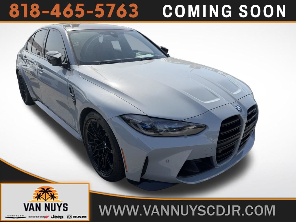 Brooklyn Gray Metallic 2021 BMW M3 Competition RWD Sedan Rear-Wheel Drive 8-Speed Automatic