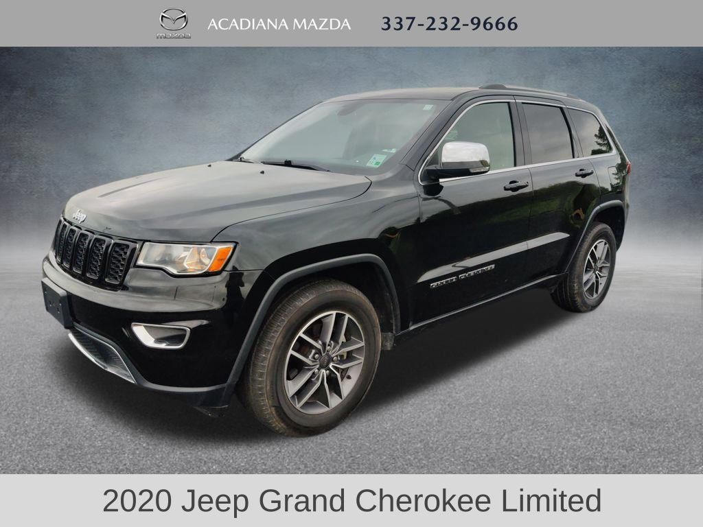 Diamond Black Crystal Pearlcoat 2020 Jeep Grand Cherokee Limited 4WD SUV / Crossover Four-Wheel Drive 8-Speed Automatic