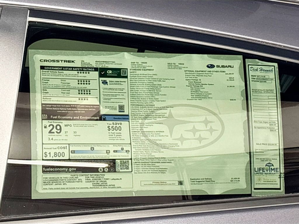 2025 Subaru Crosstrek Limited