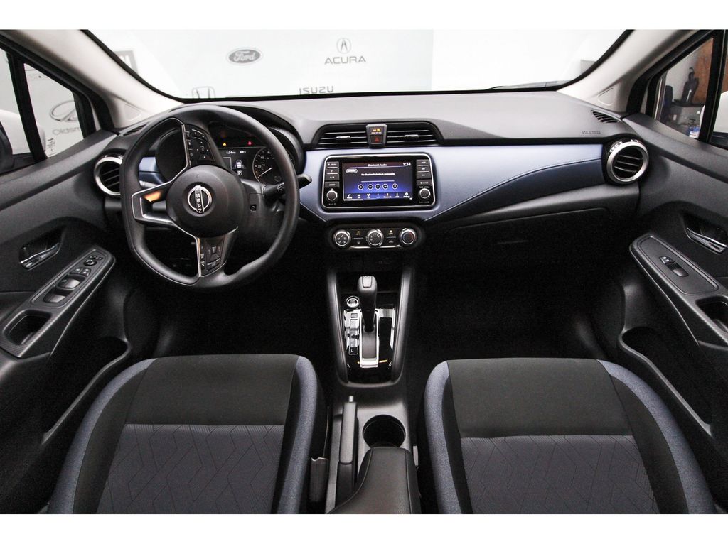 2025 Nissan Versa 1.6 SV White at Baytown Hyundai