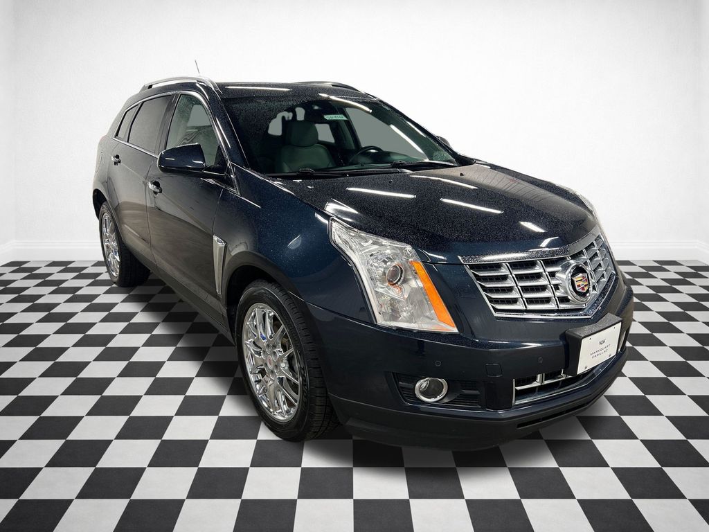Sapphire Blue Metallic 2014 Cadillac SRX Premium AWD SUV / Crossover All-Wheel Drive 6-Speed Automatic