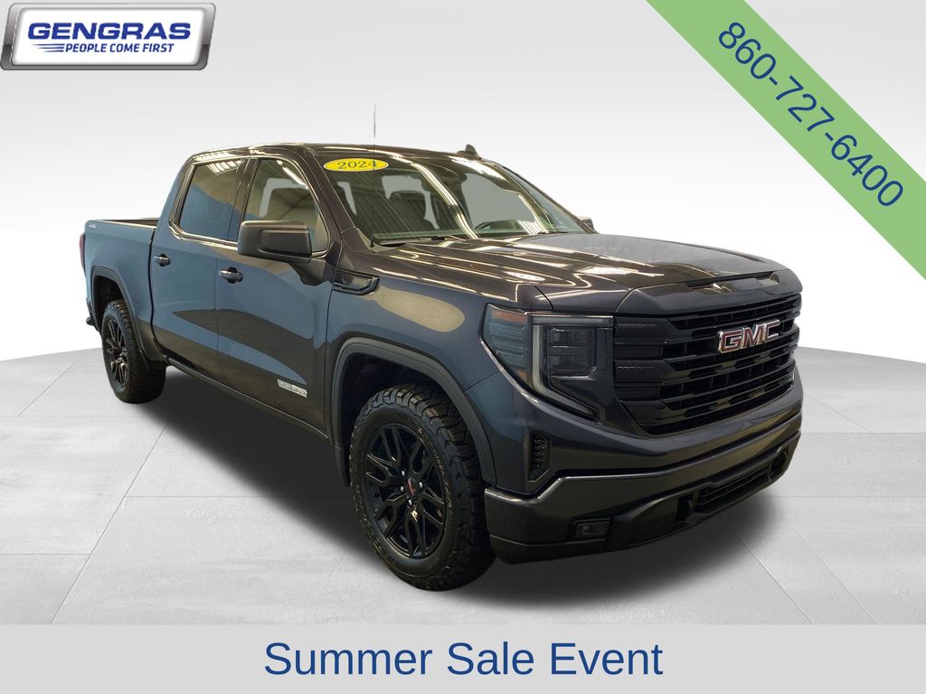 Titanium Rush Metallic 2024 GMC Sierra 1500 Pickup Truck Four-Wheel Drive 8-Speed Automatic