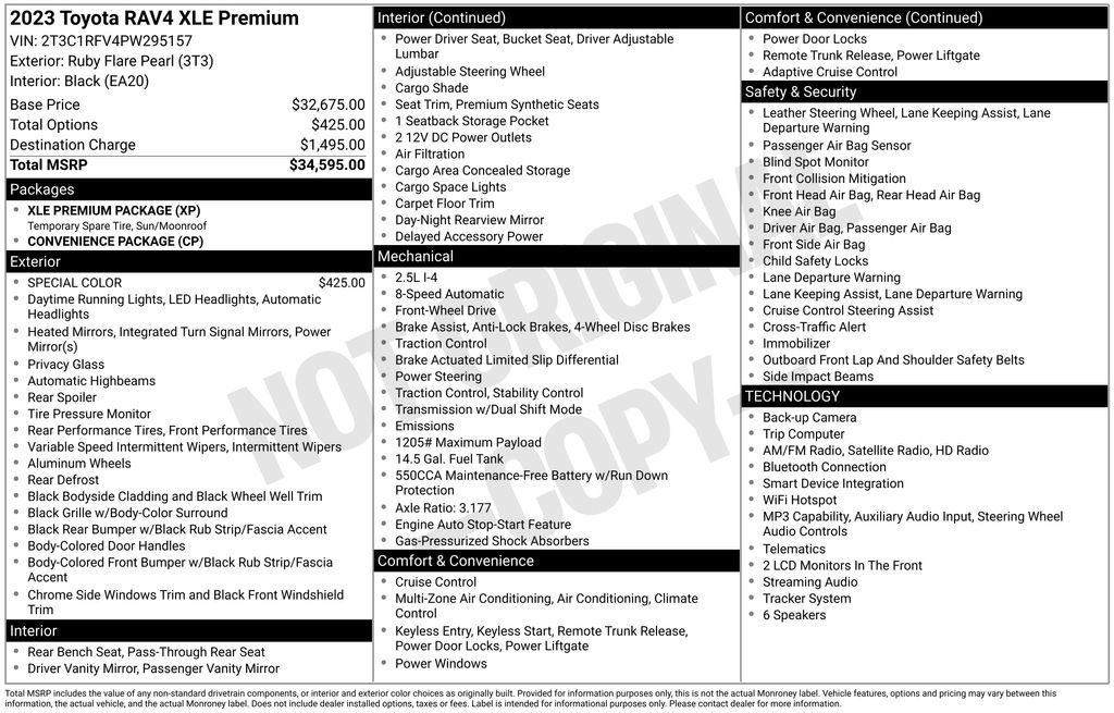 2023 Toyota RAV4 XLE Premium Red at Community Toyota