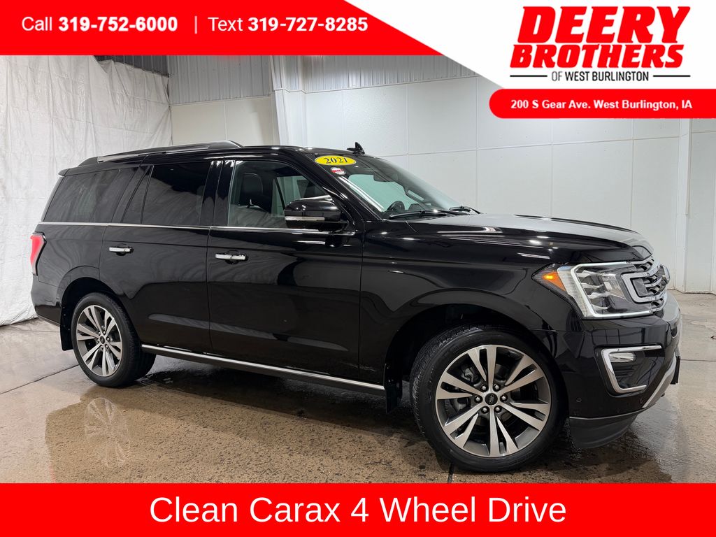 Black 2021 Ford Expedition Limited 4WD SUV / Crossover Four-Wheel Drive Automatic