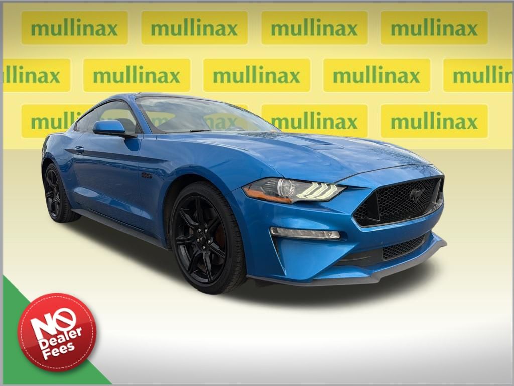 Blue 2019 Ford Mustang GT Coupe RWD Coupe Rear-Wheel Drive Automatic
