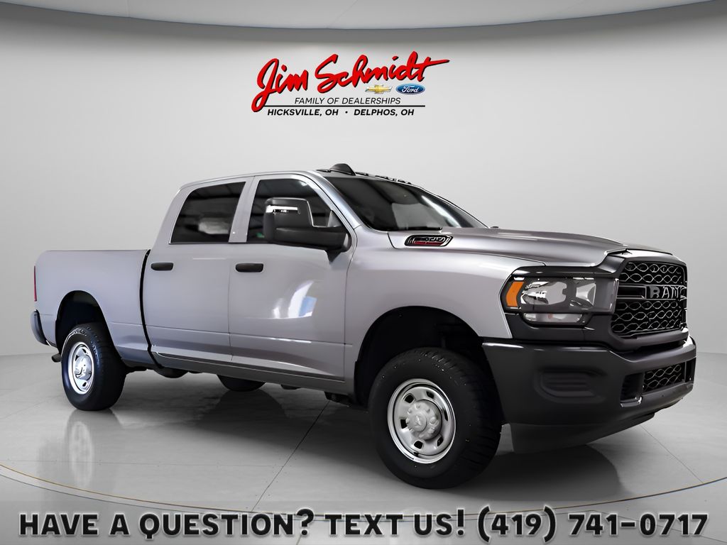 Billet Silver Metallic Clearcoat 2024 RAM 2500 Pickup Truck Four-Wheel Drive 8-Speed Automatic