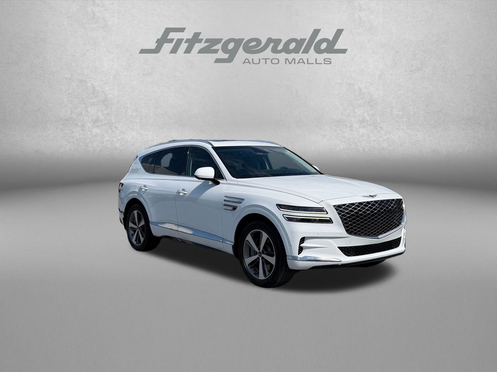 Alta White 2023 Genesis GV80 3.5T Advanced AWD SUV / Crossover 8-Speed Automatic