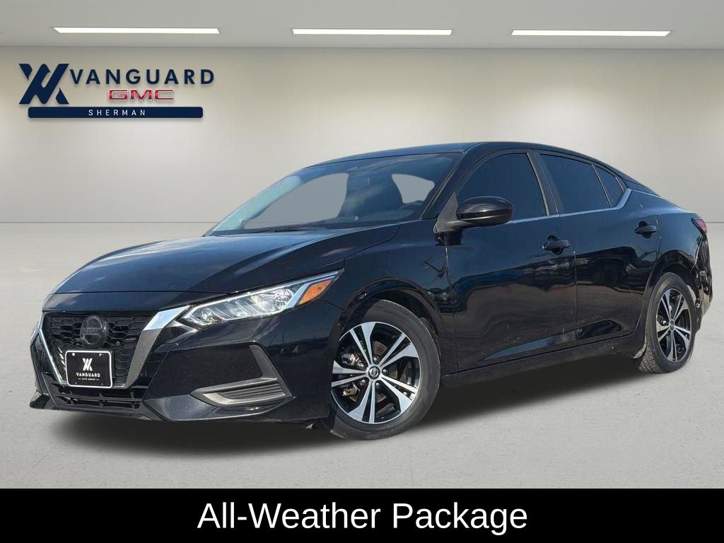 Super Black 2023 Nissan Sentra SV FWD Sedan Front-Wheel Drive Continuously Variable Transmission