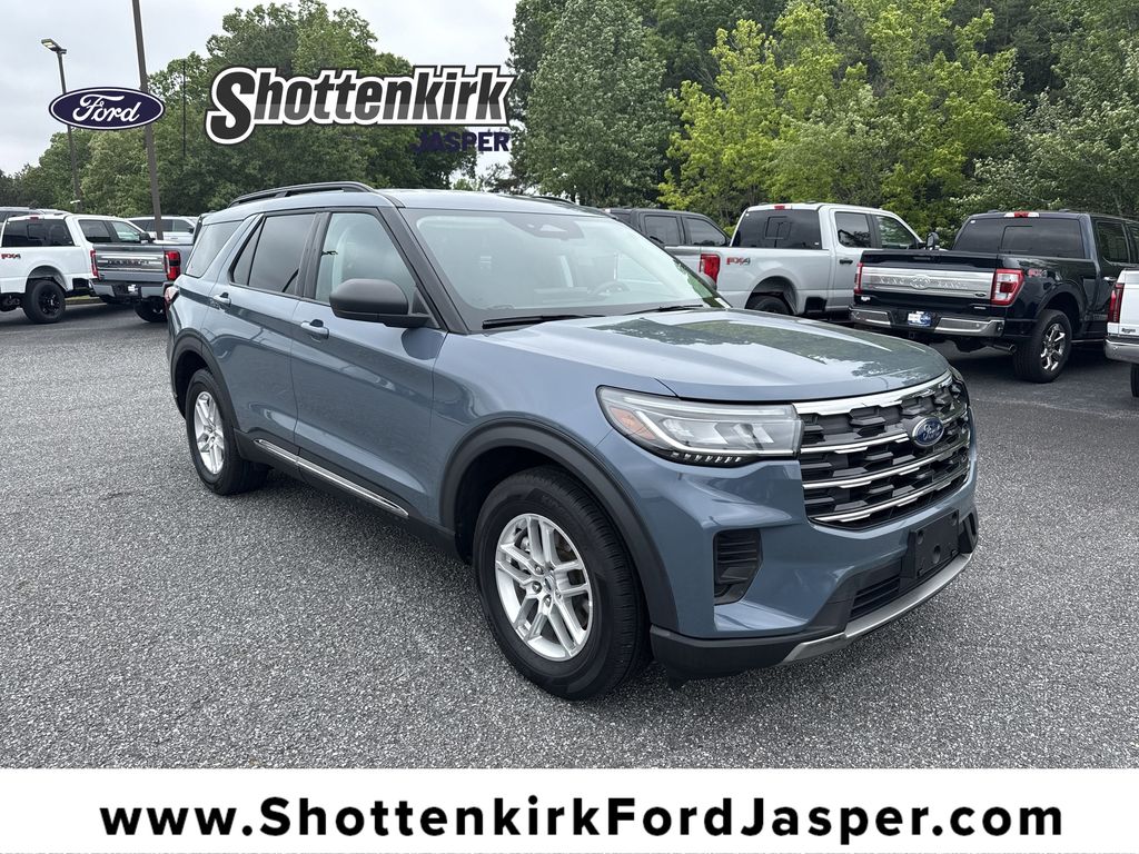 Vapor Blue 2025 Ford Explorer SUV / Crossover All-Wheel Drive Automatic
