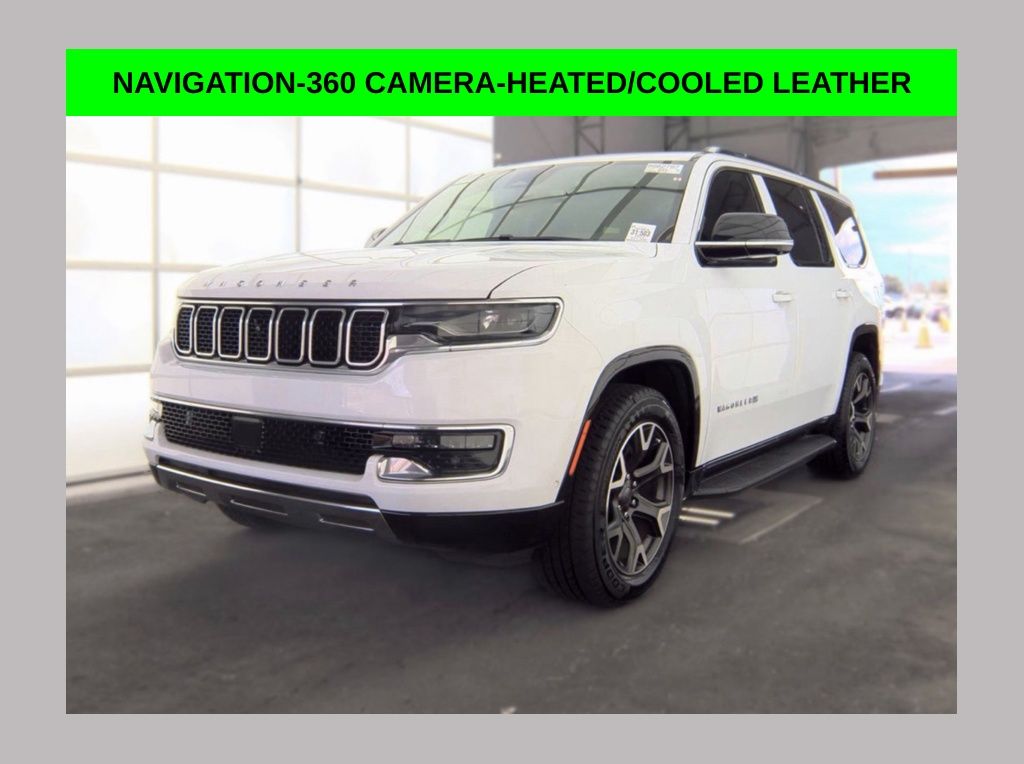 Bright White Clearcoat 2023 Jeep Wagoneer SUV / Crossover 4X2 8-Speed Automatic