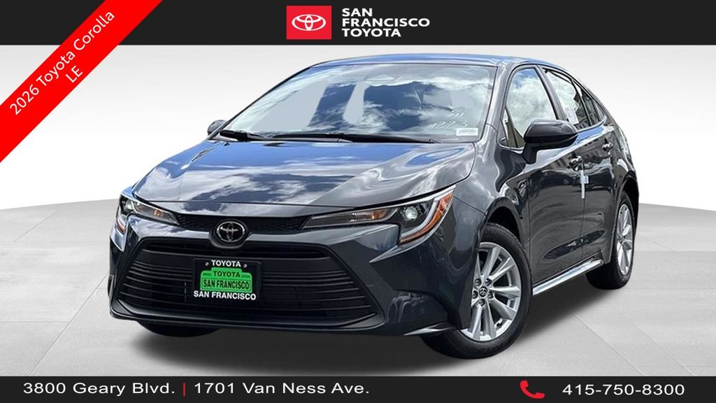Underground 2026 Toyota Corolla Sedan Front-Wheel Drive Continuously Variable Transmission