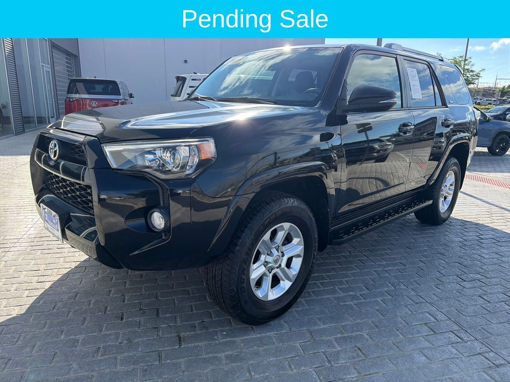 Midnight Black Metallic 2018 Toyota 4Runner SUV / Crossover Four-Wheel Drive 5-Speed Automatic Overdrive
