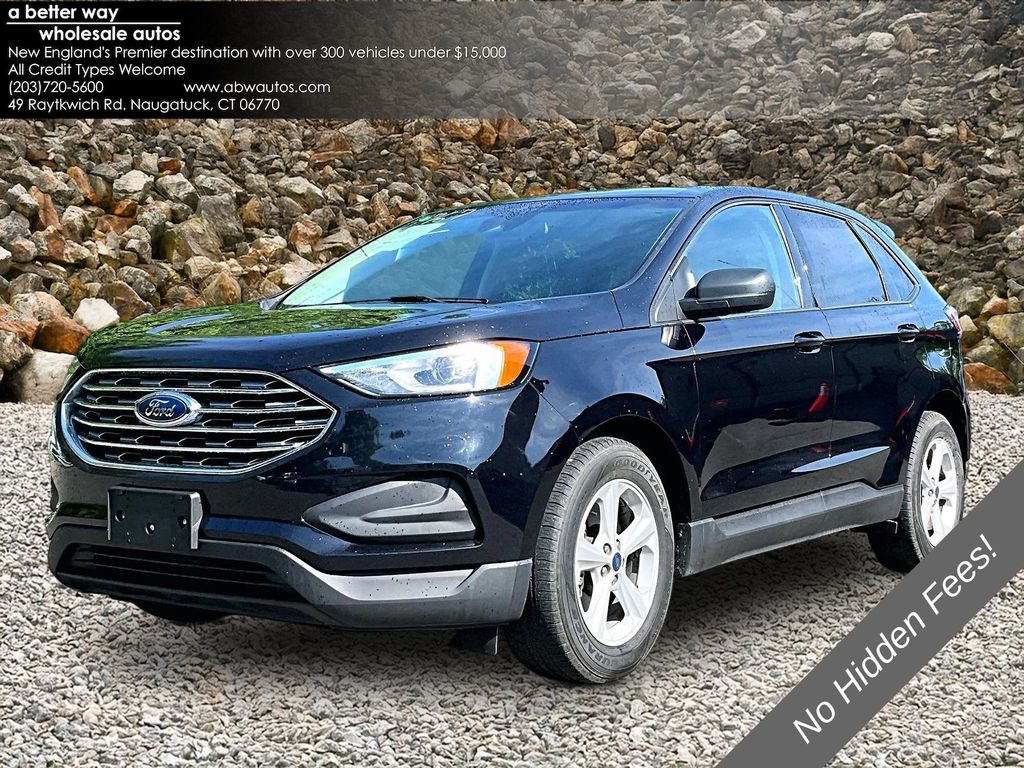 Black 2020 Ford Edge SE AWD SUV / Crossover All-Wheel Drive 8-Speed Automatic