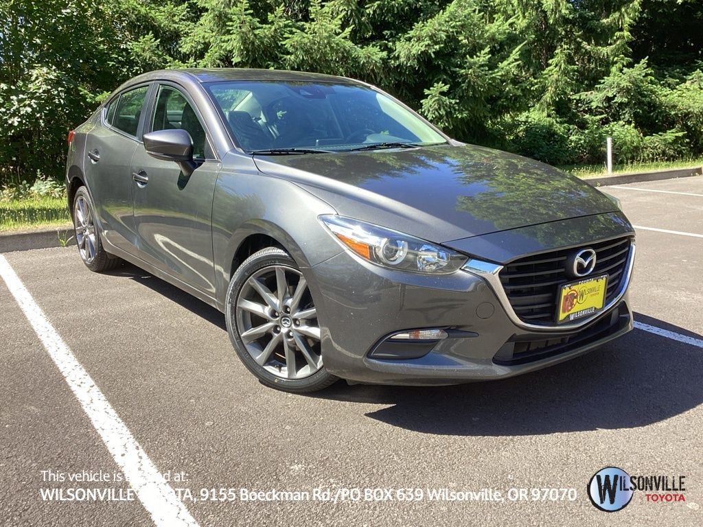Machine Gray Metallic 2018 Mazda MAZDA3 Sedan Front-Wheel Drive 6-Speed Manual
