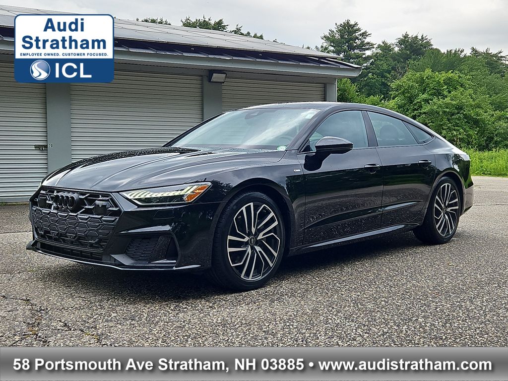 Black Metallic 2025 Audi A7 Sedan All-Wheel Drive 7-Speed Automatic