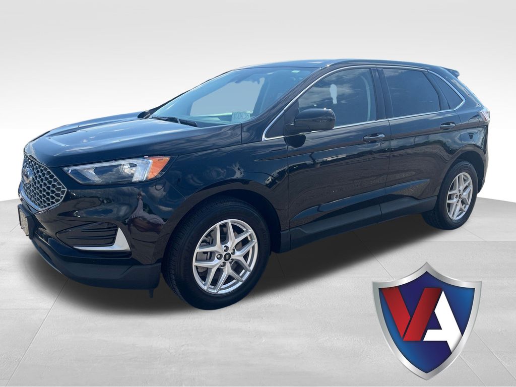 Black Metallic 2023 Ford Edge SEL AWD SUV / Crossover All-Wheel Drive 8-Speed Automatic