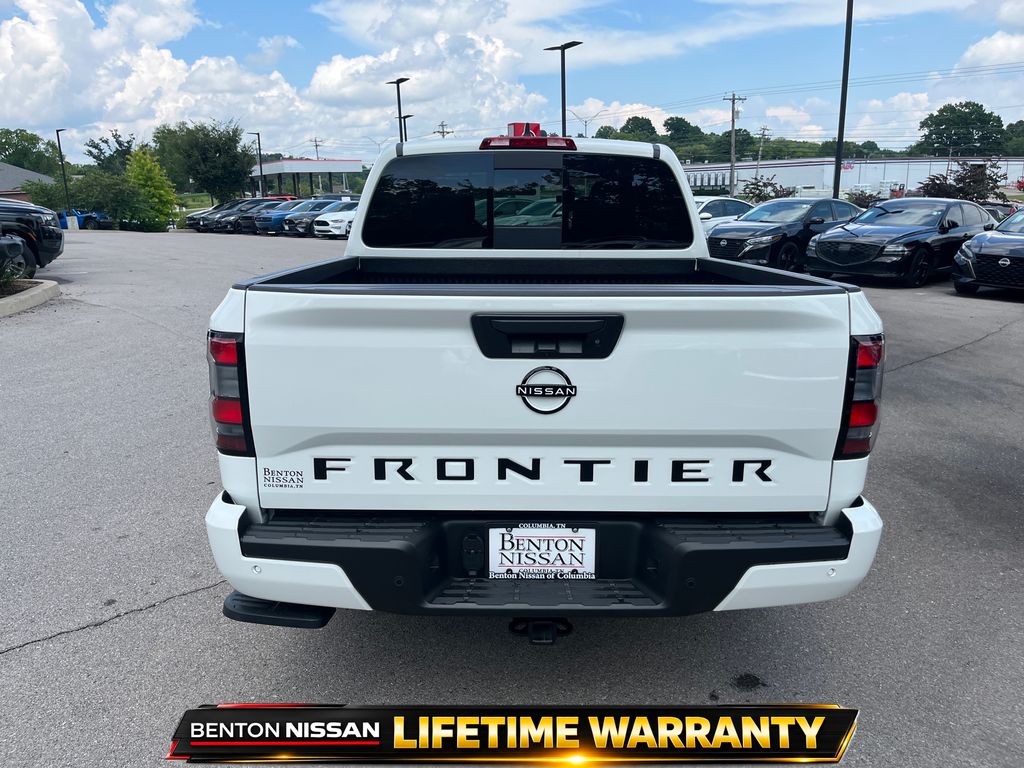 2026 Glacier White Nissan Frontier SV RWD Truck