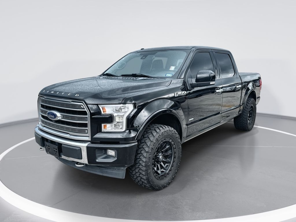 Shadow Black 2017 Ford F-150 Limited SuperCrew 4WD Pickup Truck Four-Wheel Drive Automatic