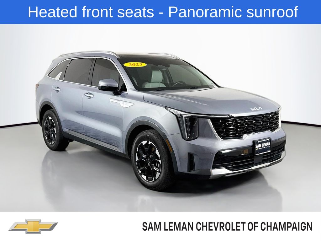 Everlasting Silver 2025 Kia Sorento SUV / Crossover Front-Wheel Drive 8-Speed Automatic