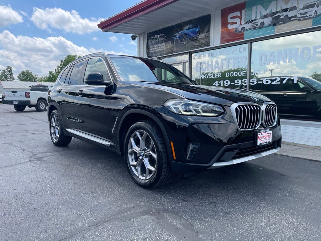Black 2024 BMW X3 SUV / Crossover All-Wheel Drive 8-Speed Automatic