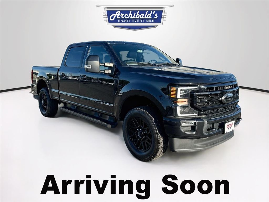 Agate Black Metallic 2022 Ford F-350 Super Duty Pickup Truck Four-Wheel Drive Automatic
