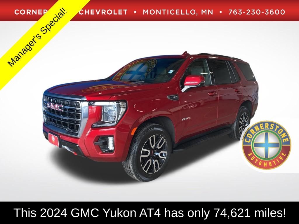 Volcanic Red Tintcoat 2024 GMC Yukon SUV / Crossover Four-Wheel Drive