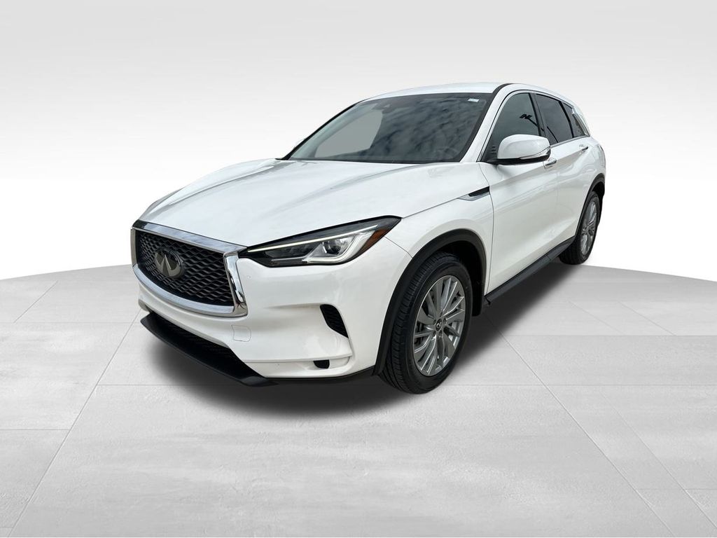 2023 Lunar White INFINITI QX50 PURE FWD SUV