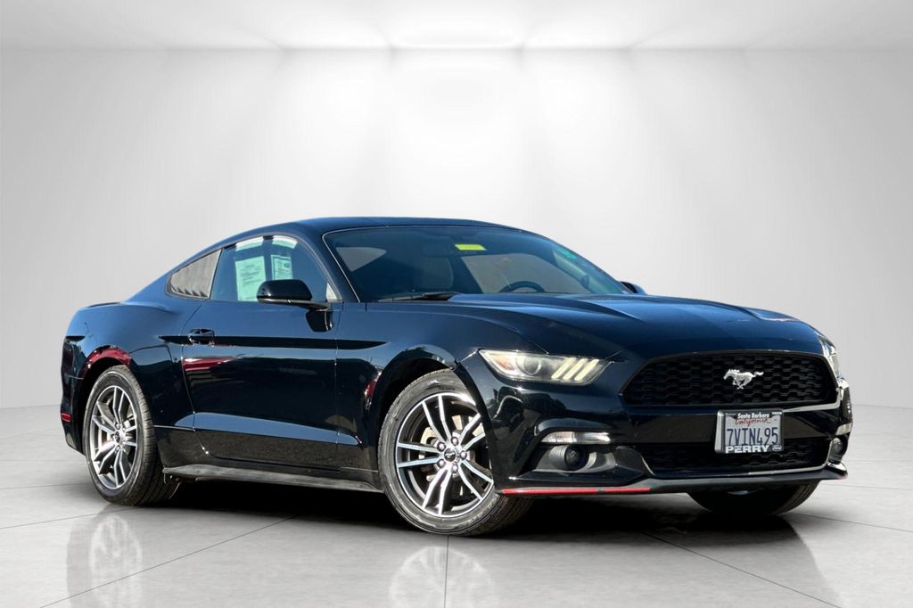 Shadow Black 2016 Ford Mustang Coupe Rear-Wheel Drive 6-Speed Automatic
