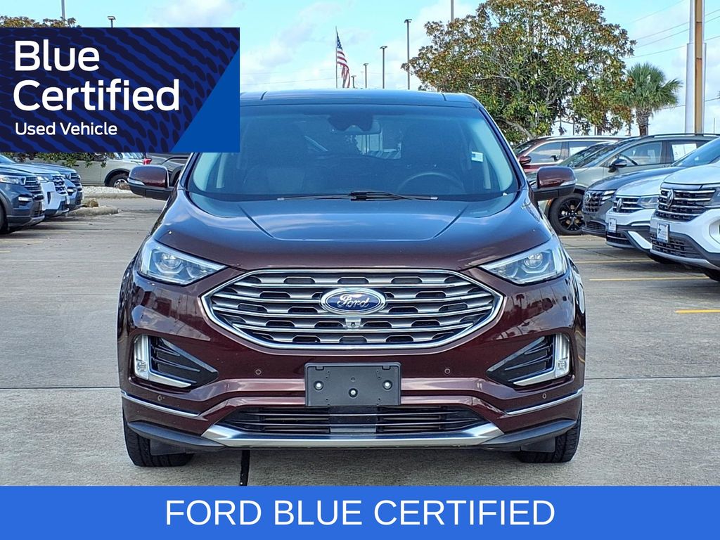 2019 Ford Edge Titanium Red at Bravo Nissan