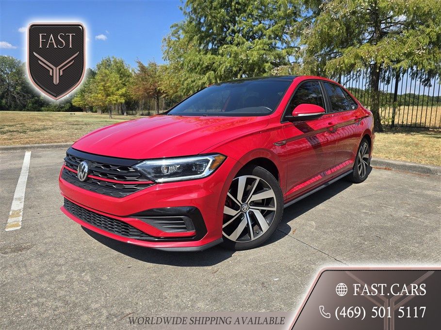 Tornado Red 2019 Volkswagen Jetta GLI Sedan Front-Wheel Drive 6-Speed Manual