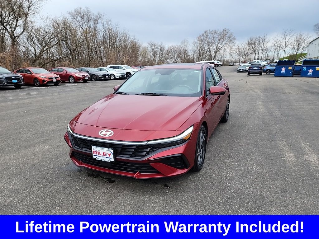 Ultimate Red 2024 Hyundai Elantra Limited FWD Sedan Front-Wheel Drive Continuously Variable Transmission