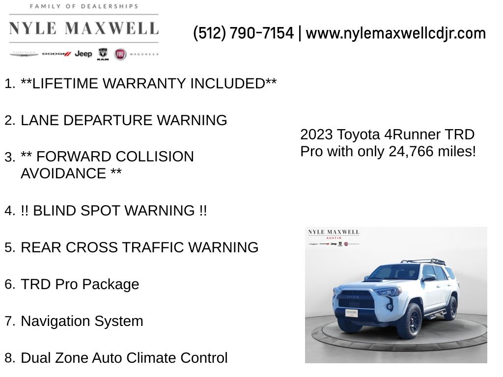 2023 Toyota 4runner  Trd Pro In Austin, Texas