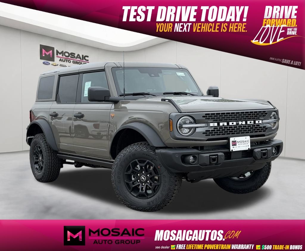 Marsh Gray 2026 Ford Bronco Badlands 4-Door 4WD SUV / Crossover Four-Wheel Drive Automatic