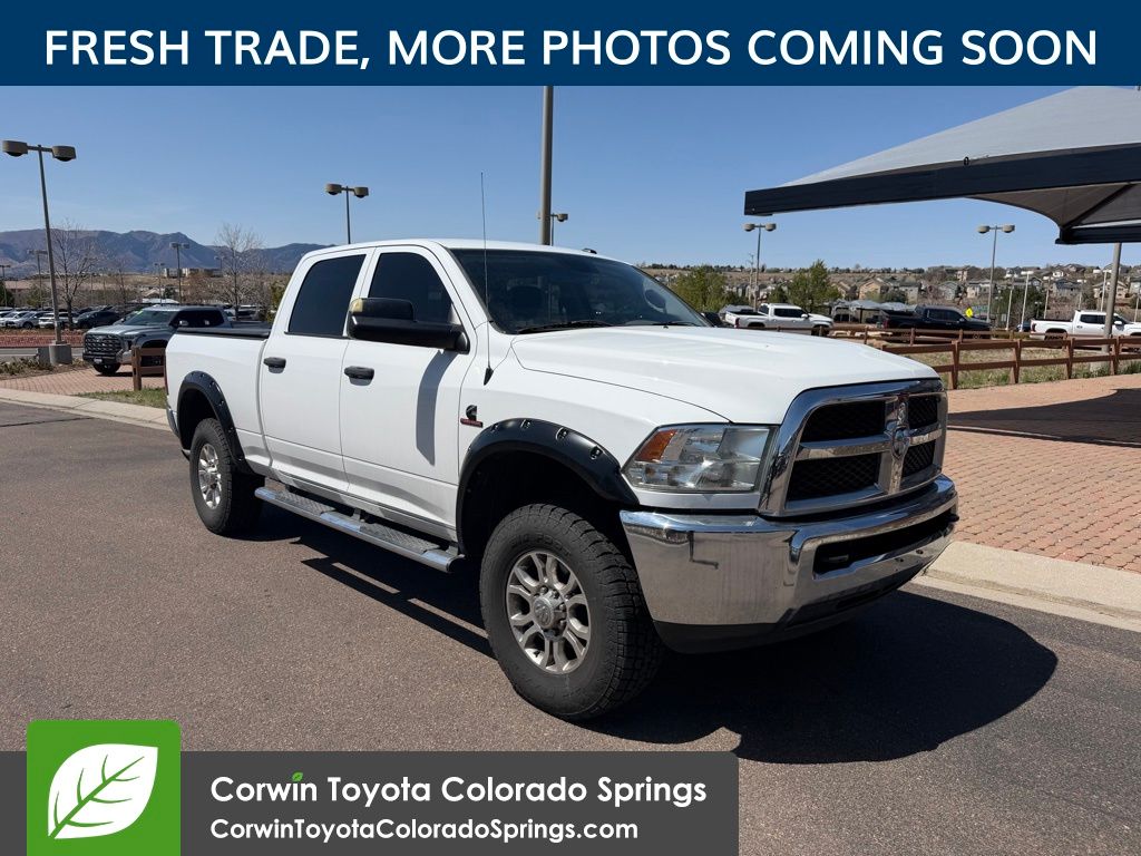 Bright White Clearcoat 2014 RAM 3500 Tradesman Crew Cab 4WD Pickup Truck Four-Wheel Drive 6-Speed Automatic