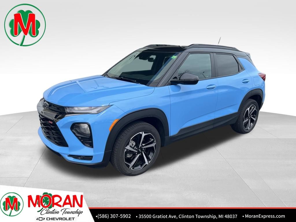 Fountain Blue 2023 Chevrolet Trailblazer RS AWD SUV / Crossover Four-Wheel Drive 9-Speed Automatic