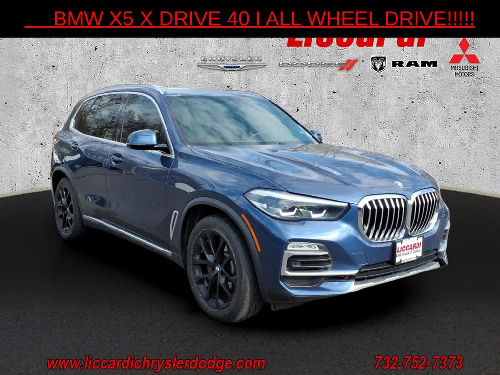 Phytonic Blue Metallic 2019 BMW X5 xDrive40i AWD SUV / Crossover All-Wheel Drive 8-Speed Automatic