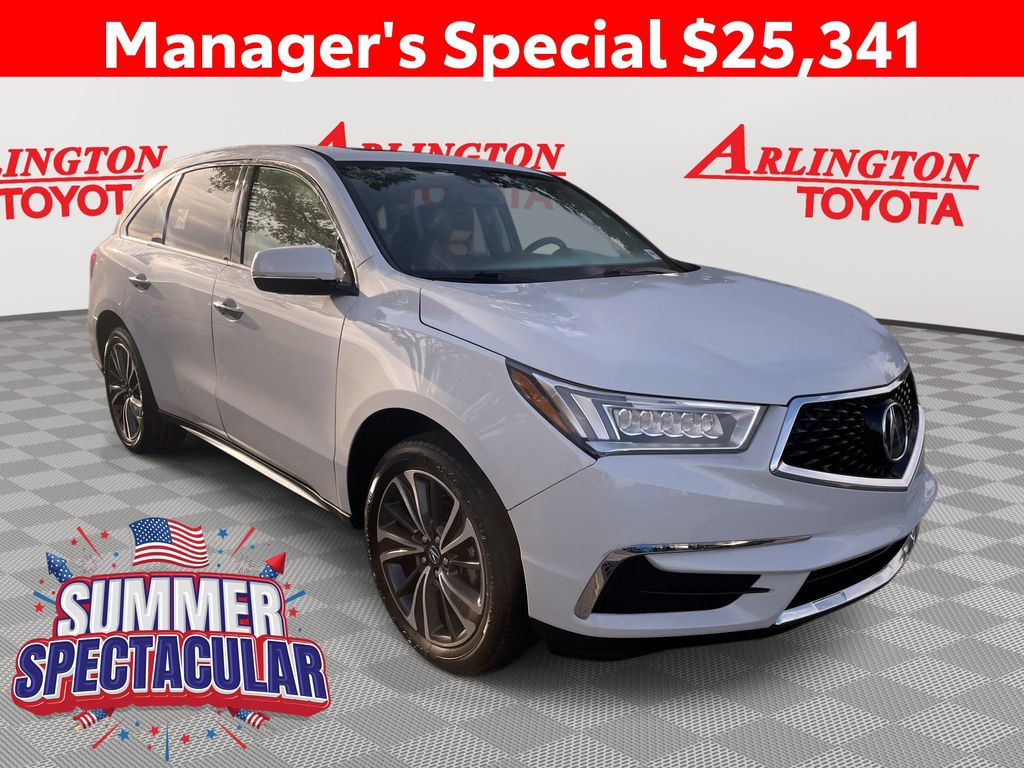 Platinum White Pearl 2020 Acura MDX SUV / Crossover Front-Wheel Drive 9-Speed Automatic