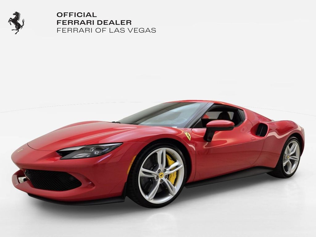 Rosso Corsa 2024 Ferrari 296 GTB Coupe Rear-Wheel Drive 8-Speed Dual Clutch