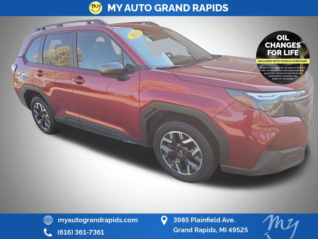 Crimson Red Pearl 2025 Subaru Forester SUV / Crossover All-Wheel Drive Continuously Variable Transmission