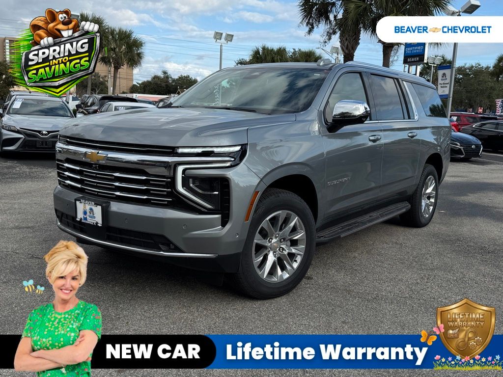 Sterling Gray Metallic 2025 Chevrolet Suburban Premier RWD SUV / Crossover 4X2
