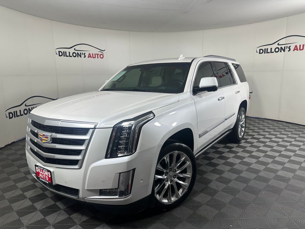 Crystal White Tricoat 2019 Cadillac Escalade Premium Luxury 4WD SUV / Crossover Four-Wheel Drive