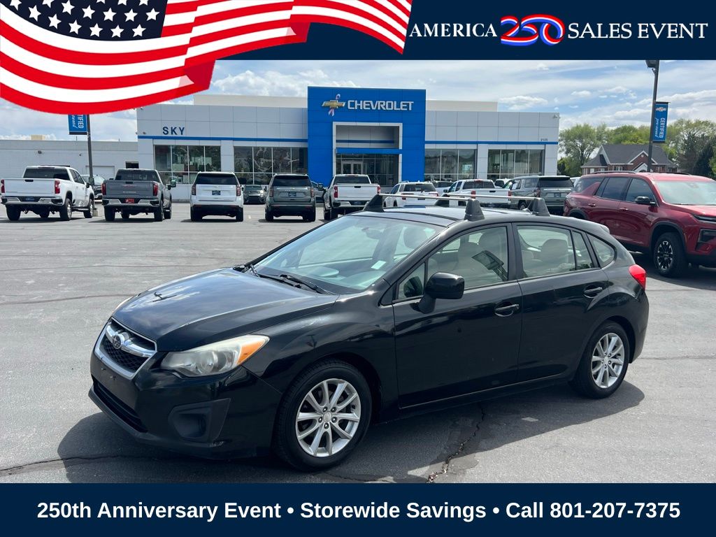 Obsidian Black Pearl 2012 Subaru Impreza Hatchback All-Wheel Drive Continuously Variable Transmission