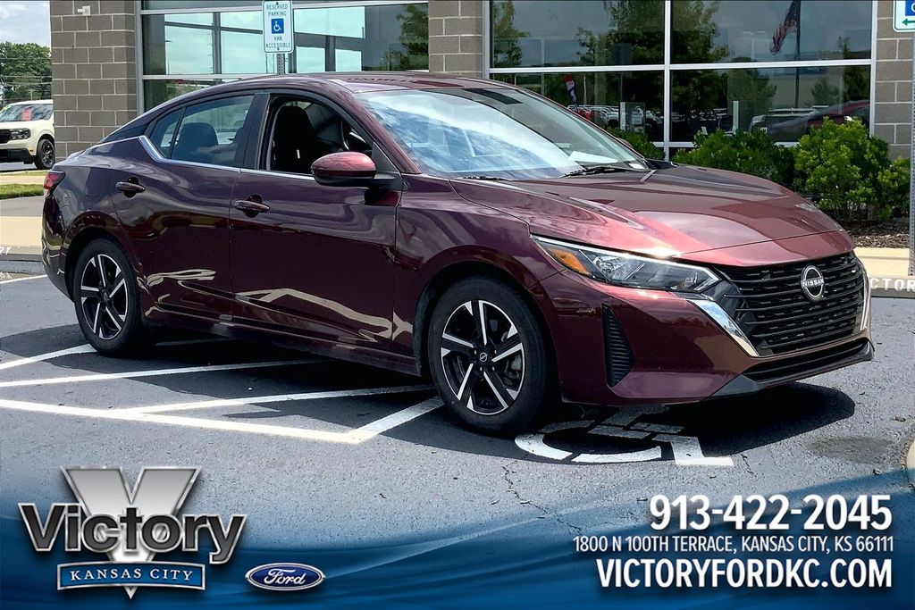 Rosewood Metallic 2025 Nissan Sentra Sedan Front-Wheel Drive Continuously Variable Transmission