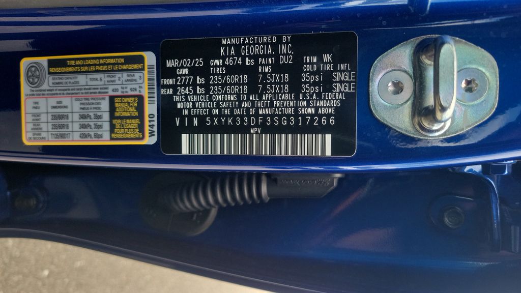Used 2025 Blue Kia EX image 40