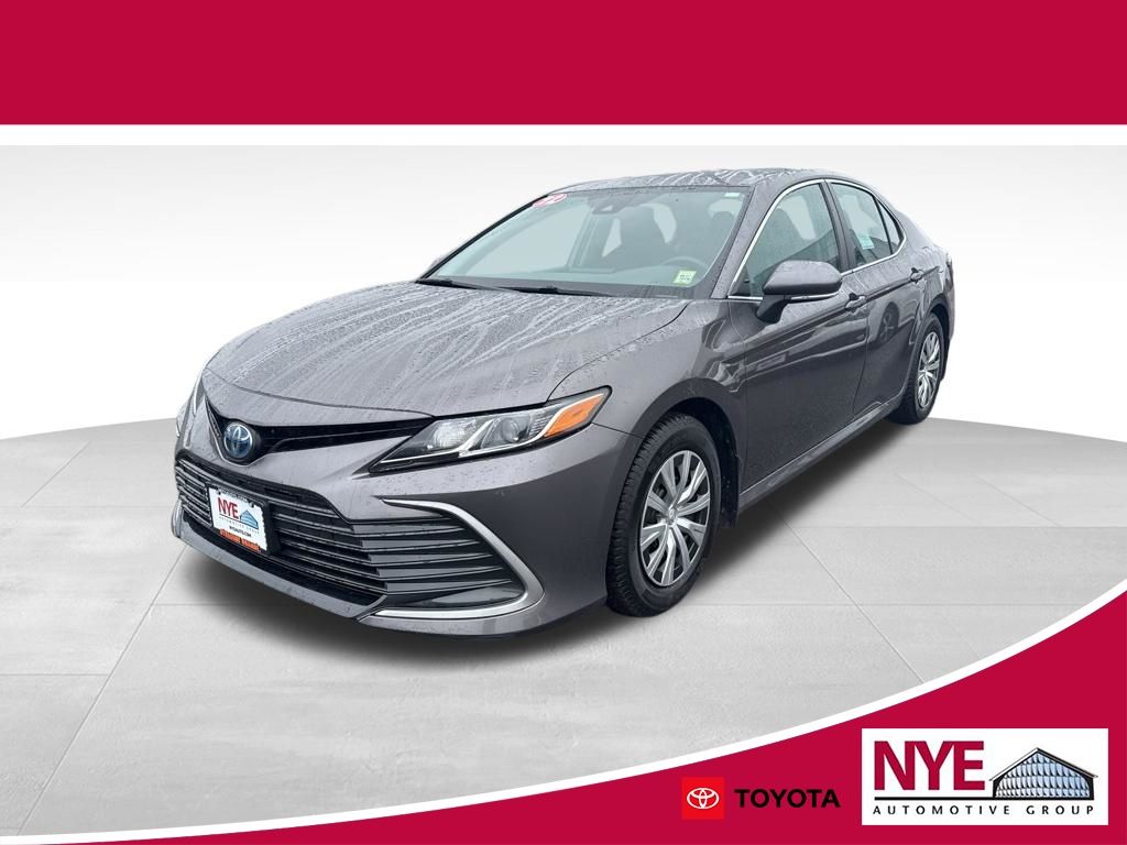 Gray 2022 Toyota Camry Hybrid LE FWD Sedan Front-Wheel Drive Continuously Variable Transmission