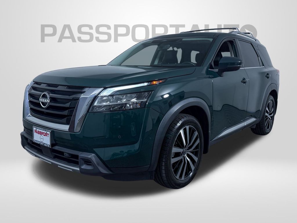 Black (Obsidian Green Pearl) 2023 Nissan Pathfinder SUV / Crossover All-Wheel Drive 9-Speed Automatic
